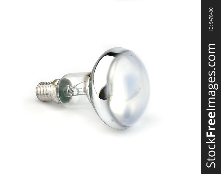 Light bulb isolated on white