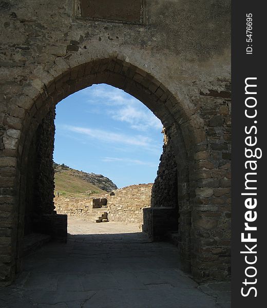 View of Mountains and the Fortress