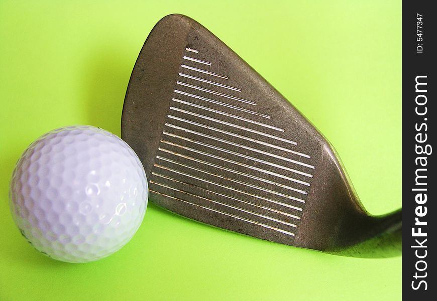 Golf club and golf ball