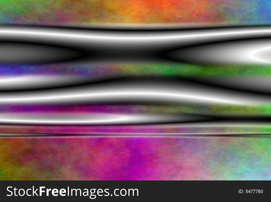 Psychedelic Background or wallpaper with wavy forms. Psychedelic Background or wallpaper with wavy forms