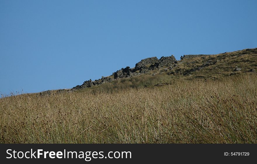 Walking On Yorkshire Moors.