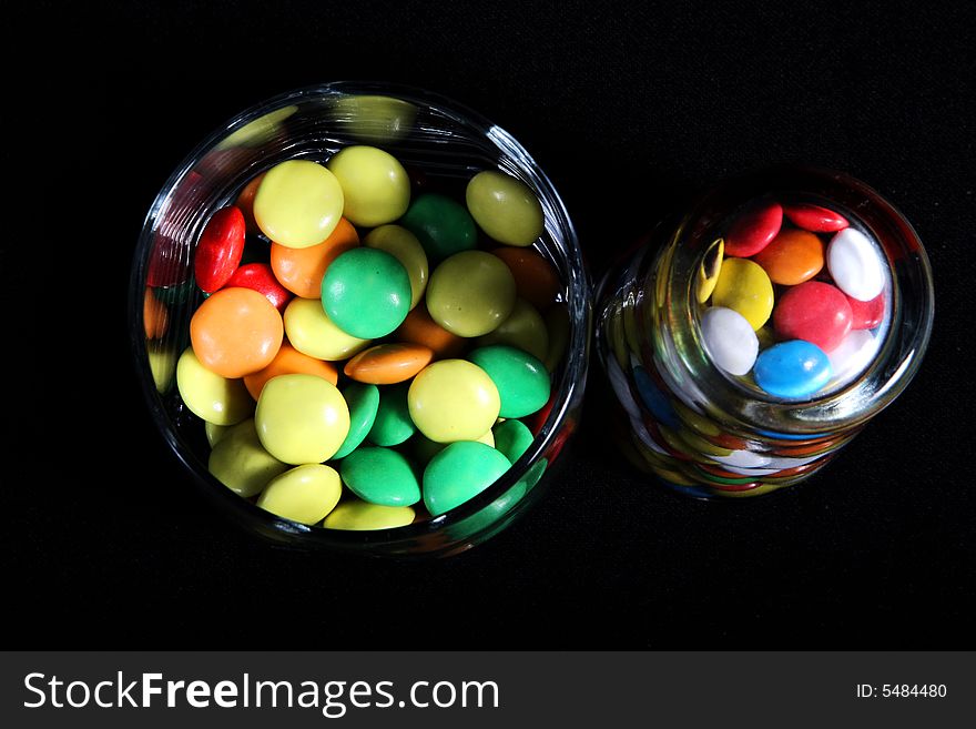 Many colored candies for kids