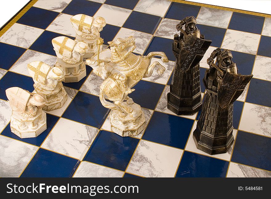 Fragment of a chess party