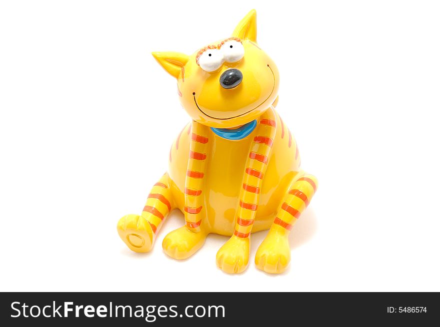 Toy yellow cat