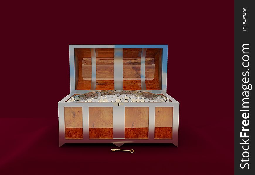 Chest with treasures