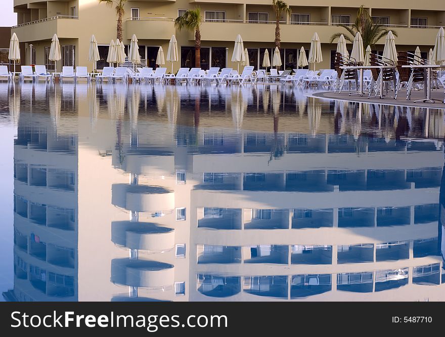 Reflections in the pool