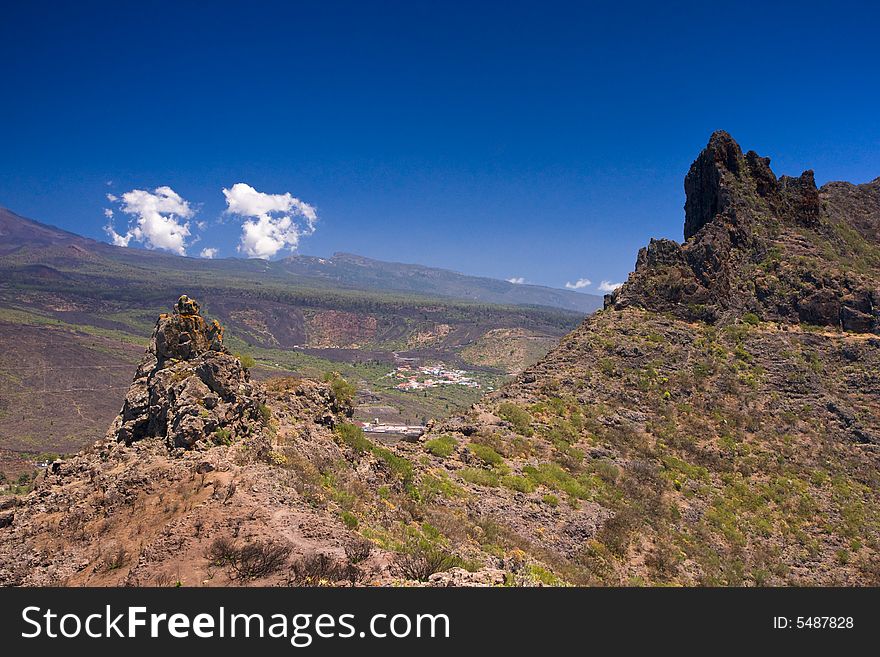 Rocky mountains in Tenerife's national park. Rocky mountains in Tenerife's national park