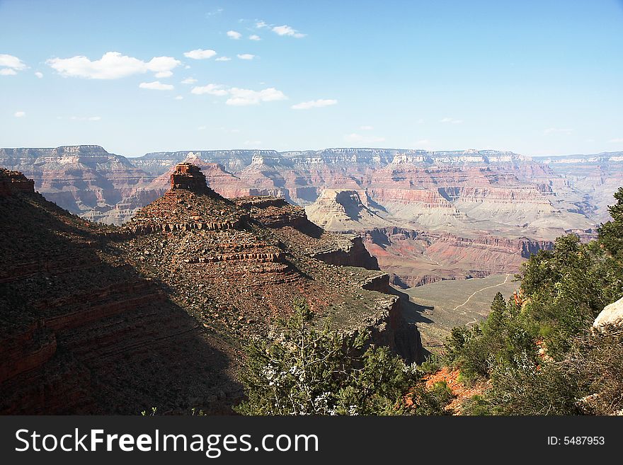 View of Scenery  Grand Canyon in Arizona. View of Scenery  Grand Canyon in Arizona