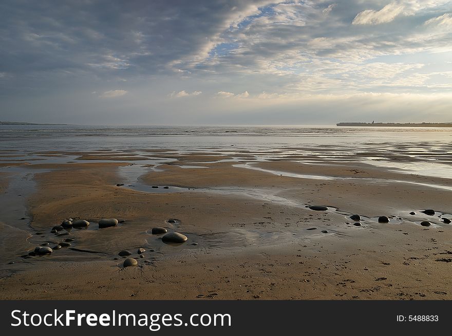 Lahinch beach on west coast of Ireland. Lahinch beach on west coast of Ireland