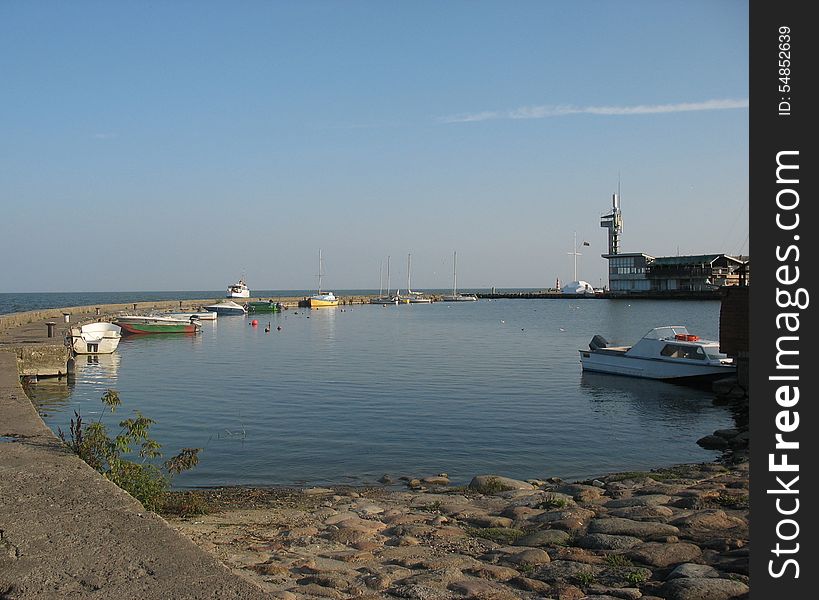 Walk along the promenade in Nida. Walk along the promenade in Nida