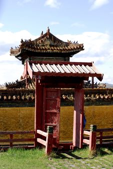 Temples At Amarbayasgalant Monastery Royalty Free Stock Images