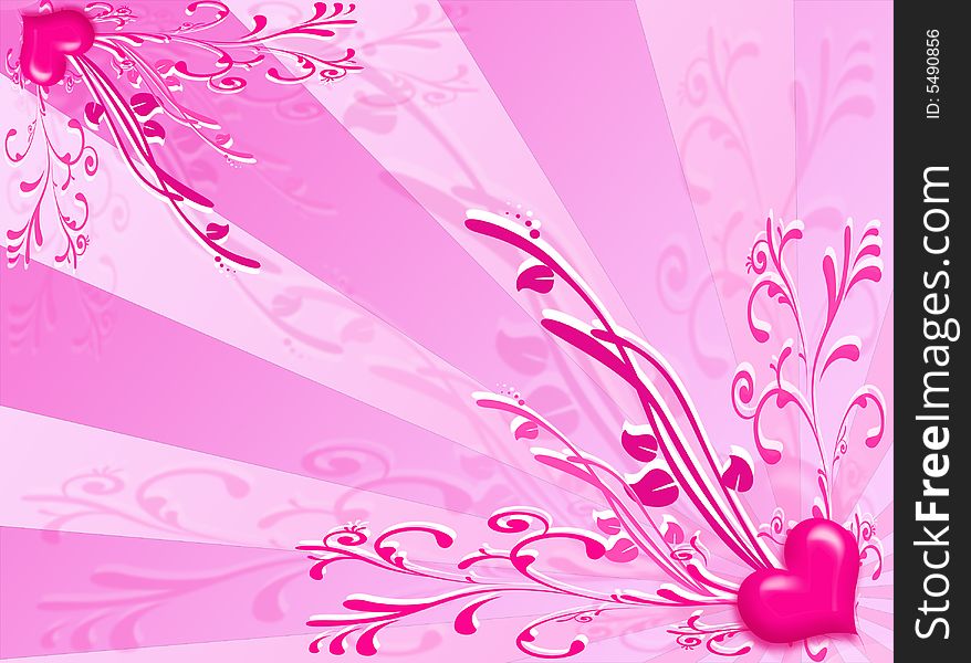 Spring colors background with floral decoration. Spring colors background with floral decoration