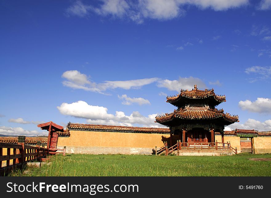 Inside the grounds of Amarbayasgalant Monastery, one of a handful of Buddhist sites still remaining in Mongolia