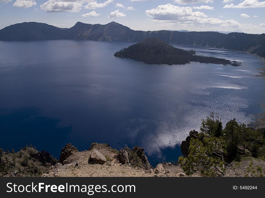 Photo of Crater Lake, Oregon st, USA