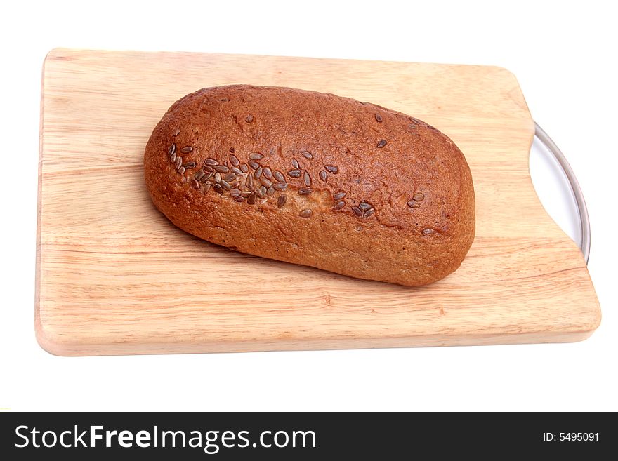 Bread with seeds.