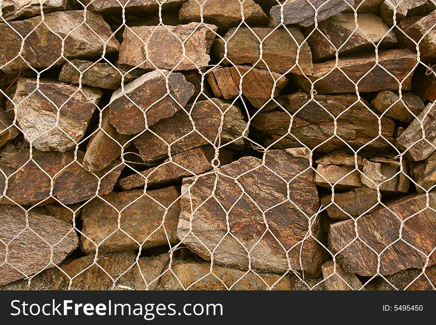 Texture or background of a stone wall