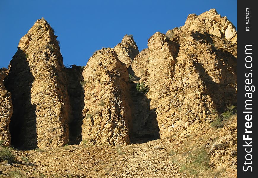 Rocks in Khosrov park,Armenia