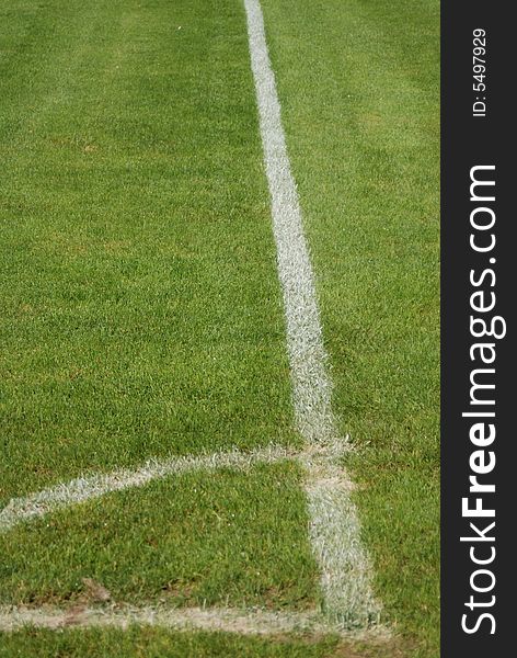 Ground of soccer , corner, lign, point, france, europe