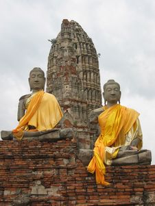 Seated Buddhas Stock Image Seated Buddhas Stock Image
