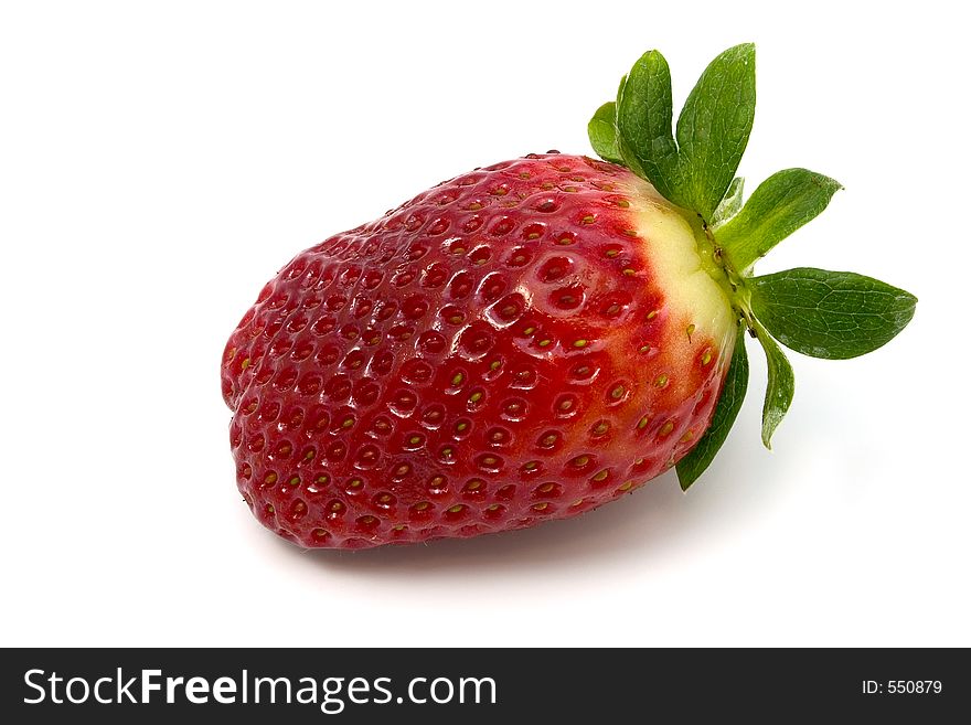Isolated strawberry