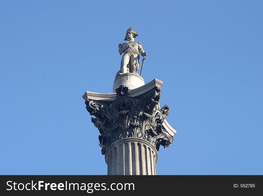 Lord Nelson in Trafalgar Square