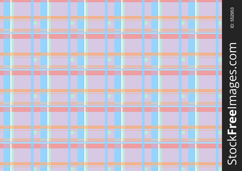 Pastel plaid study. Pastel plaid study