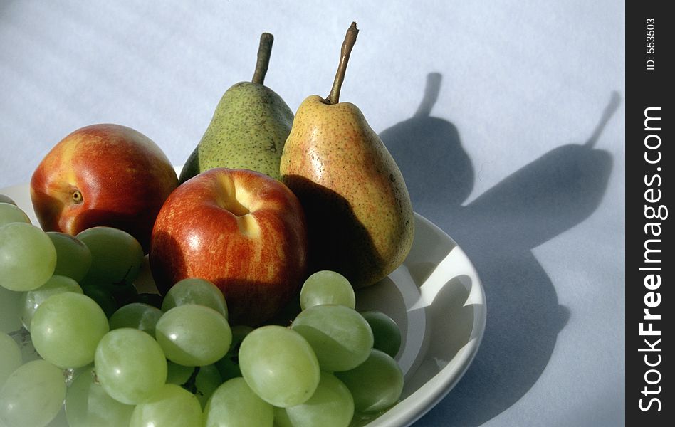 Shadow of fruits