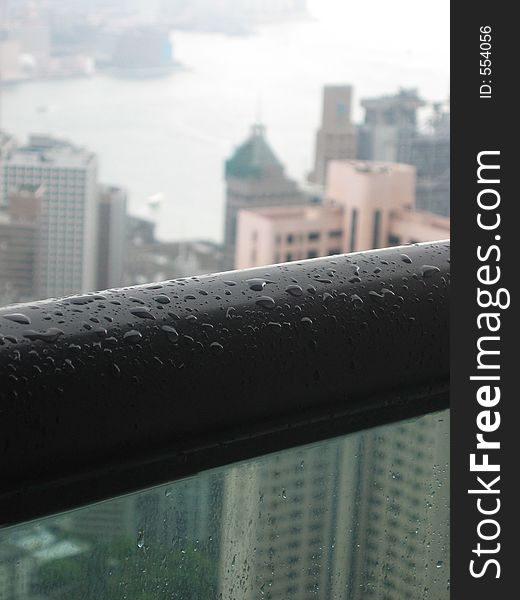 Rainy day in Hong Kong. Rainy day in Hong Kong