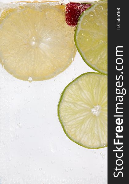 Lemon Lime Fizzy cocktail. Lemon Lime Fizzy cocktail