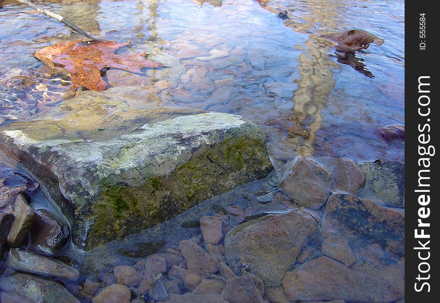 Rock in a Creek bed