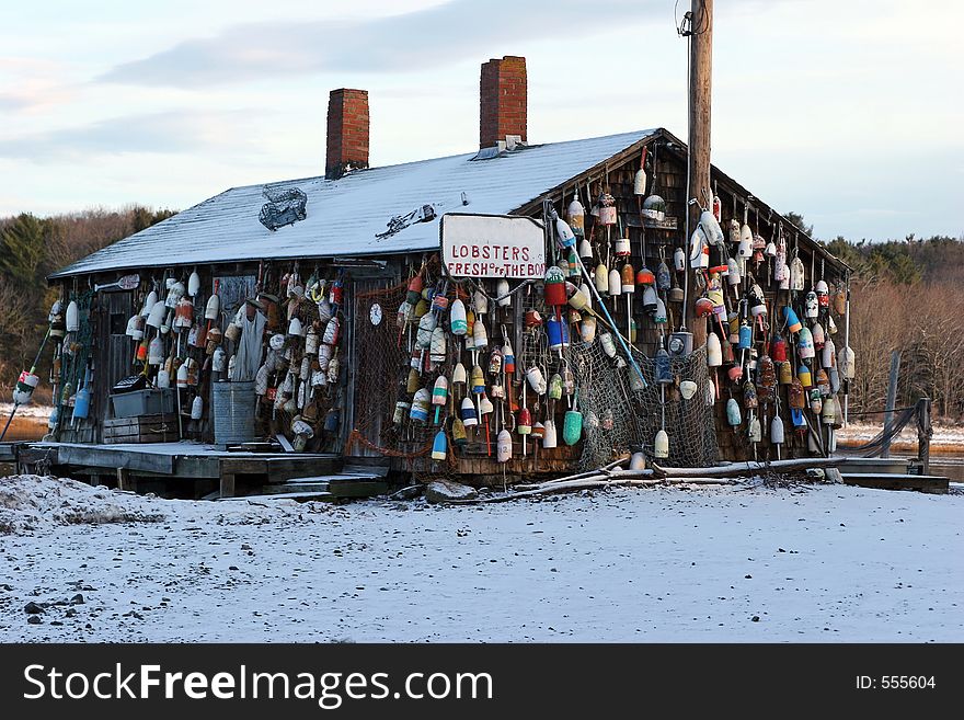 Lobster Barn in Maine