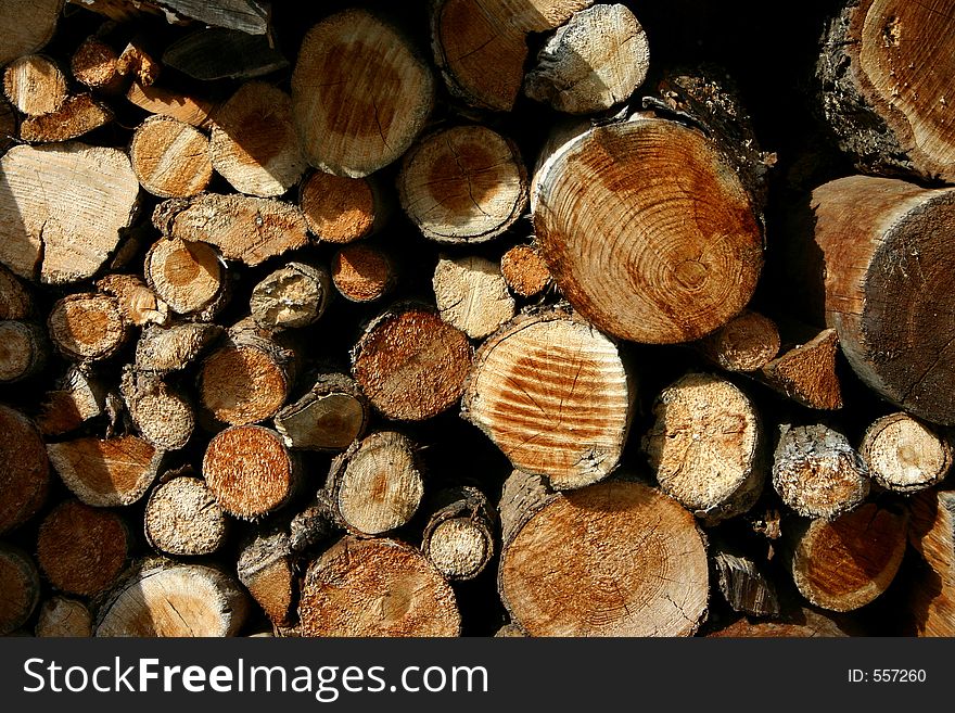Logs of wood