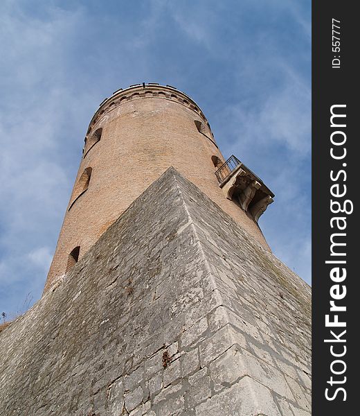 Watch tower at Dracula's Castel in Targoviste