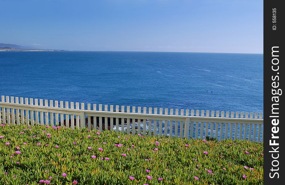 California coast in springtime. California coast in springtime