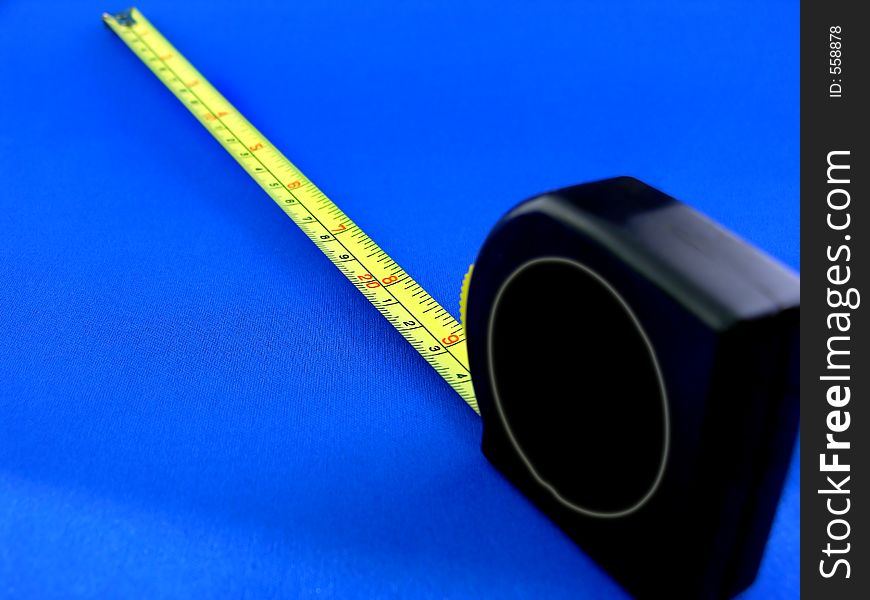 Tape measure facing away from you