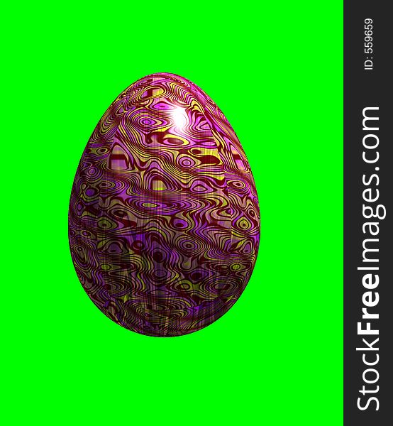 Egg over green