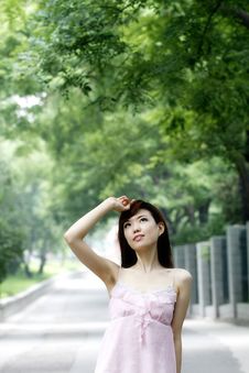 Girl In The Summer. Royalty Free Stock Photography Girl In The Summer. Royalty Free Stock Photography