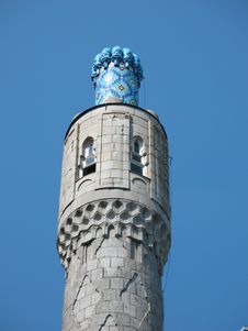 The Minaret On The Blue Sky Stock Image The Minaret On The Blue Sky Stock Image