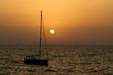 Sunset Sailing Stock Photo Sunset Sailing Stock Photo