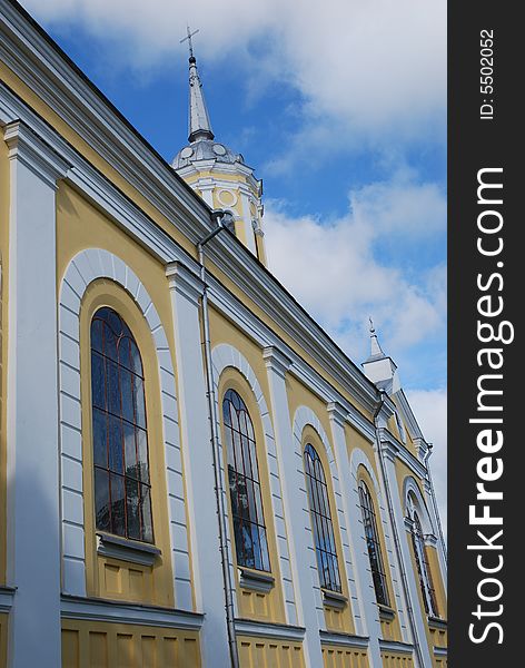 The catholic church in Lithuania, Kavarskas, East Europe