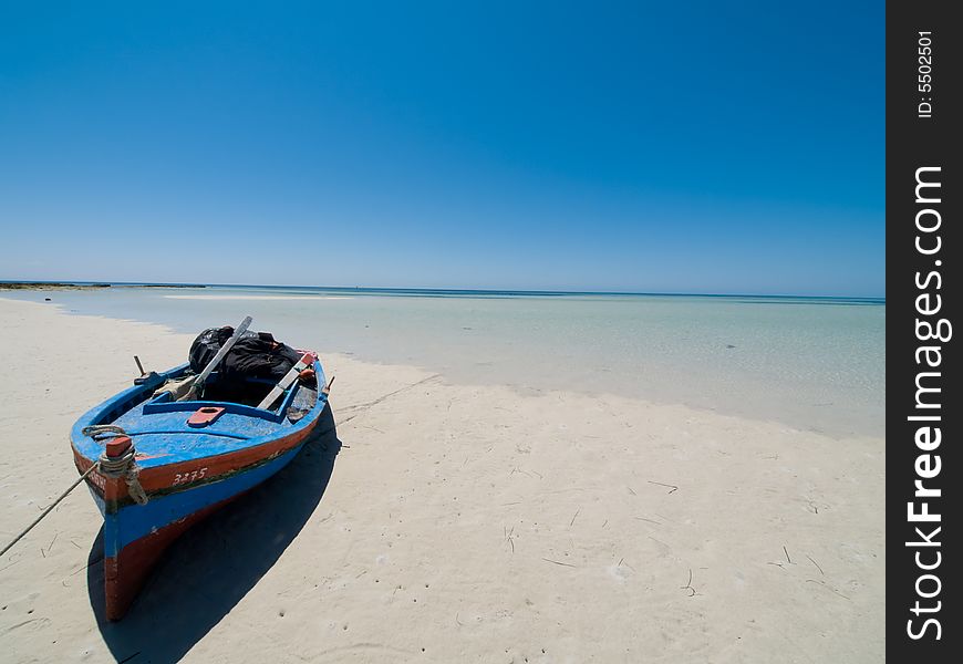 A Boat on the beach