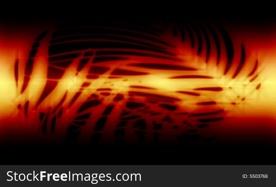 Abstract wavy style golden background. Abstract wavy style golden background.