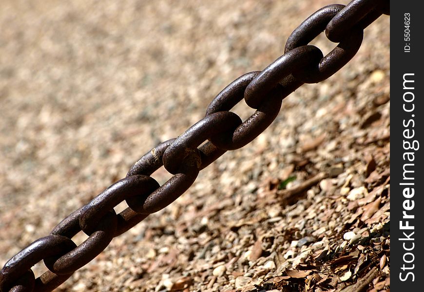 Beautiful image of an chain