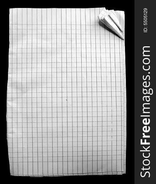 Close-up of  blank papers. Close-up of  blank papers