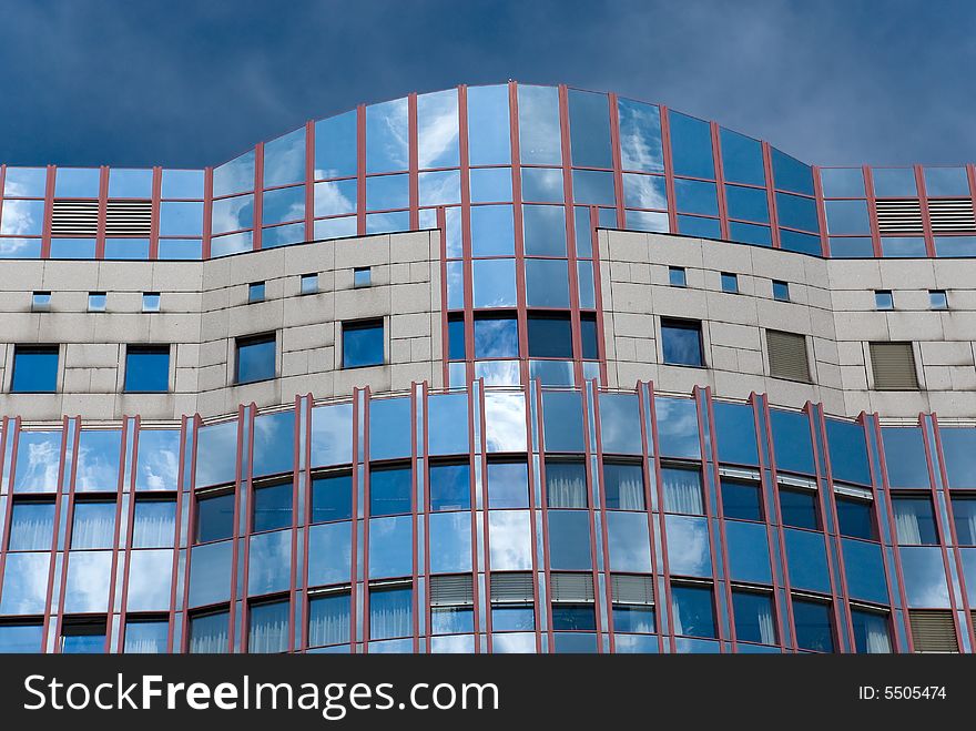 Part of the trade building in Vienna. Part of the trade building in Vienna