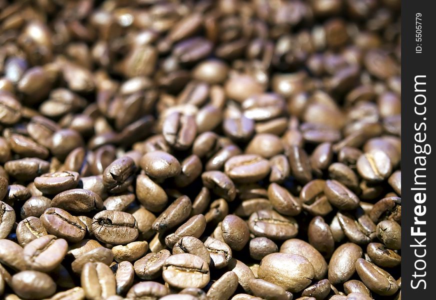 A lot of coffee beans