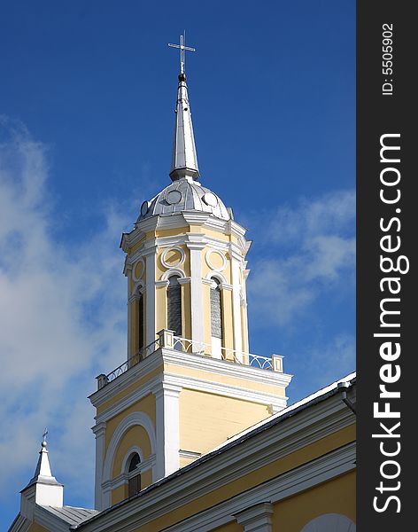 The catholic church in Kavarskas city, Lithuania