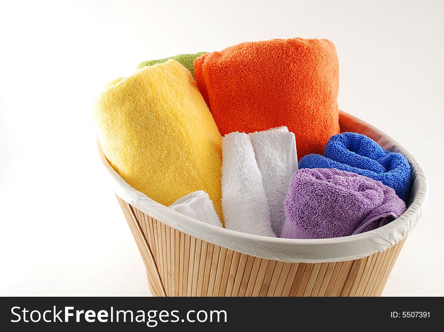 Stock pictures of bath towels and wash clothes