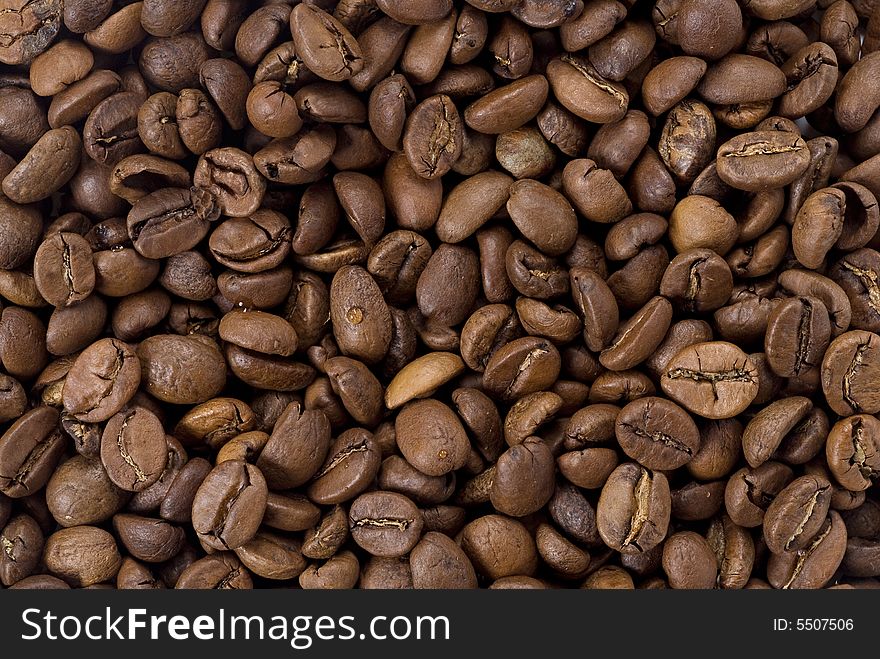 Coffee beans closeup. Astract background. Coffee beans closeup. Astract background.