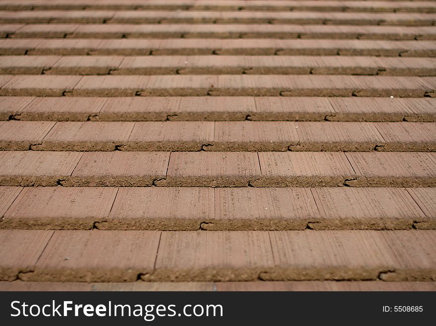 Rows of shingles that create a nice pattern. Rows of shingles that create a nice pattern.